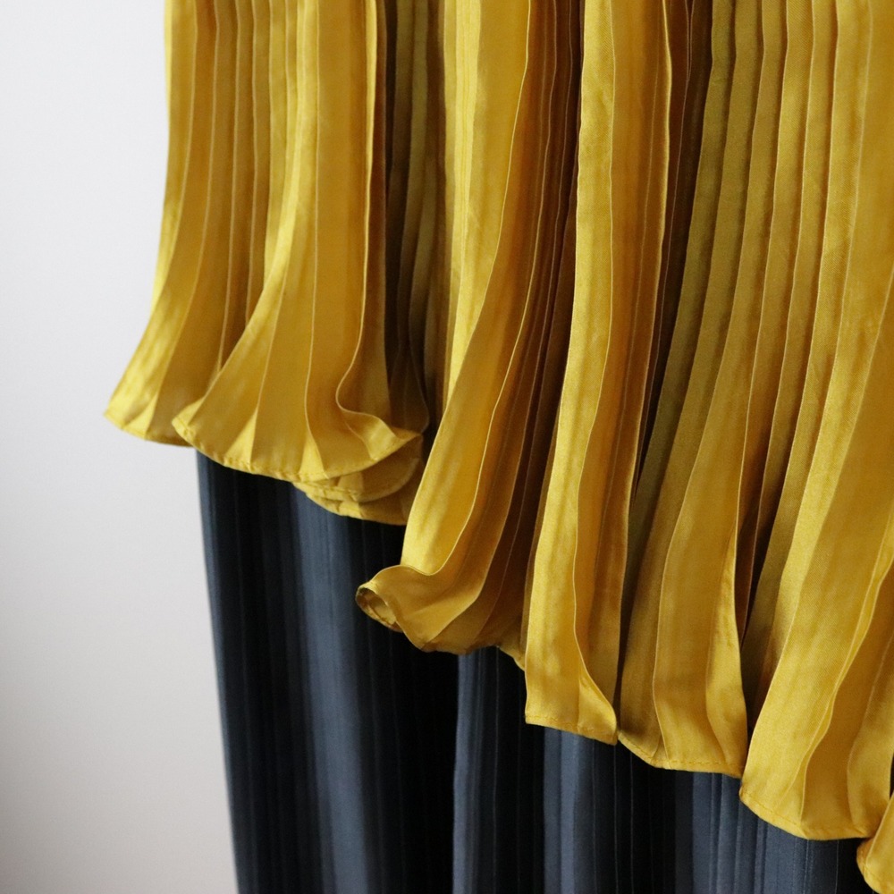 NWT Anthropologie Guapa Pleated Colorblock Dress Small - Picture 7 of 11